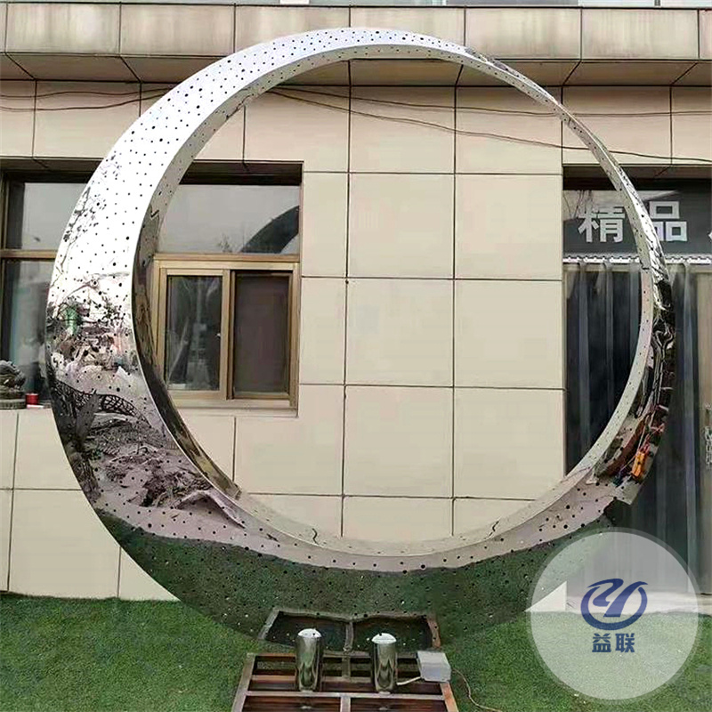 不銹鋼雕塑 大型廣場(chǎng)公園地產(chǎn)園林景觀水景現(xiàn)代抽象雕塑定制廠家