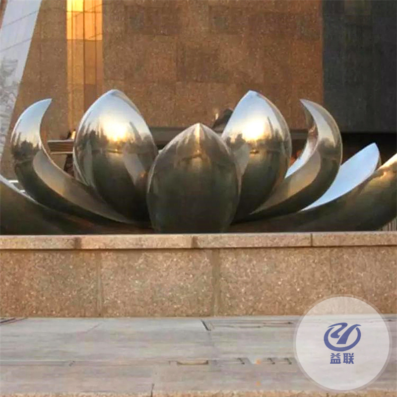 大型不銹鋼海豚雕塑定制戶外廣場(chǎng)公園水景鏤空鯨魚(yú)酒店門口擺件