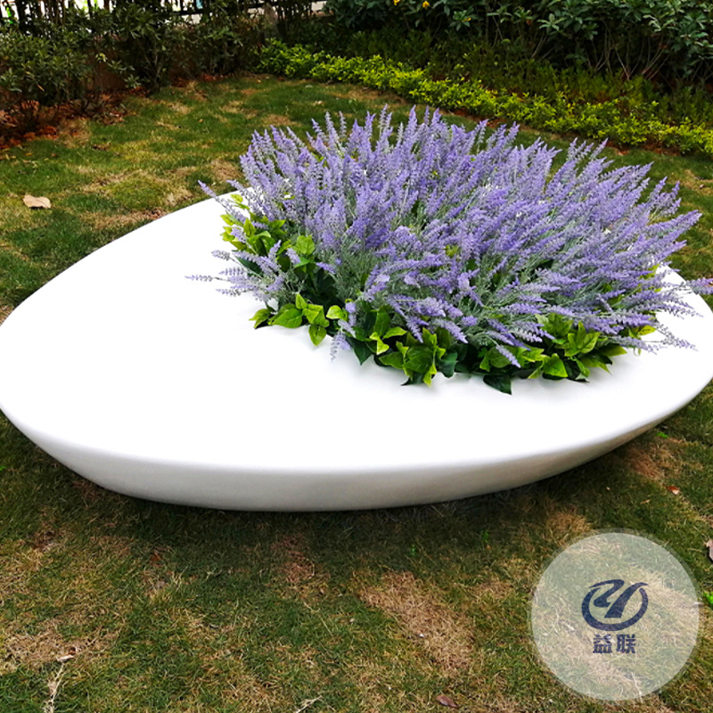 玻璃鋼樹(shù)池景區(qū)園林花壇商場(chǎng)戶(hù)外組合大花盆園區(qū)種植池綠化花池