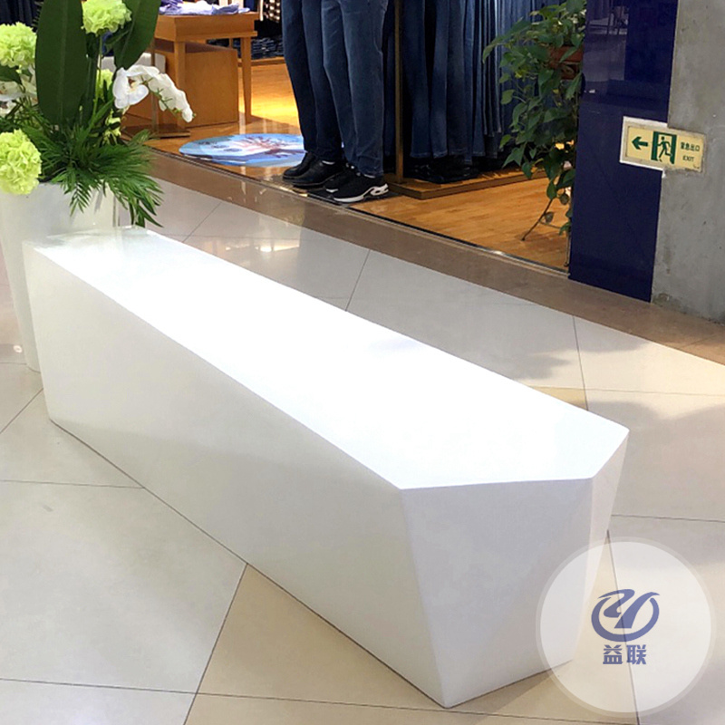 商場(chǎng)玻璃鋼休閑座椅戶(hù)外商業(yè)酒店創(chuàng)意公共休息區(qū)花盆坐凳定制公園
